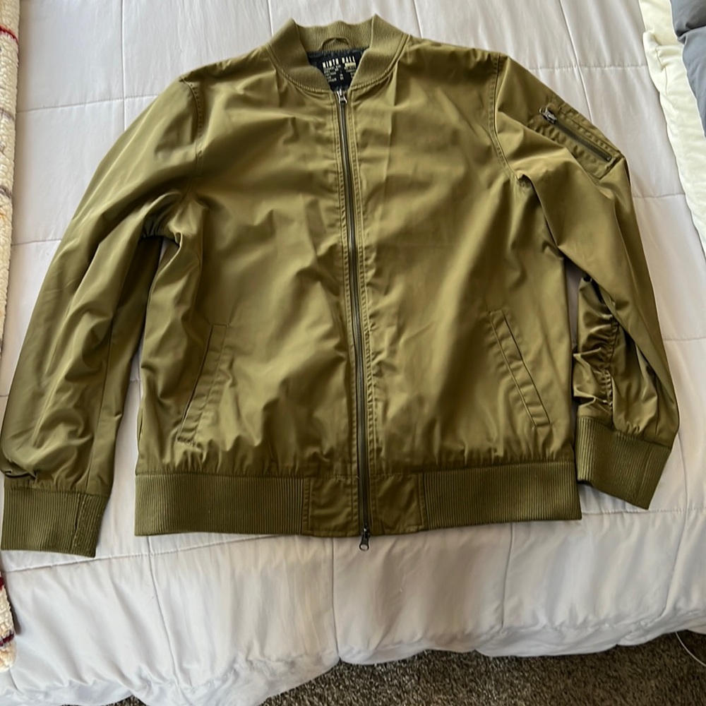 Ninth hall green bomber jacket